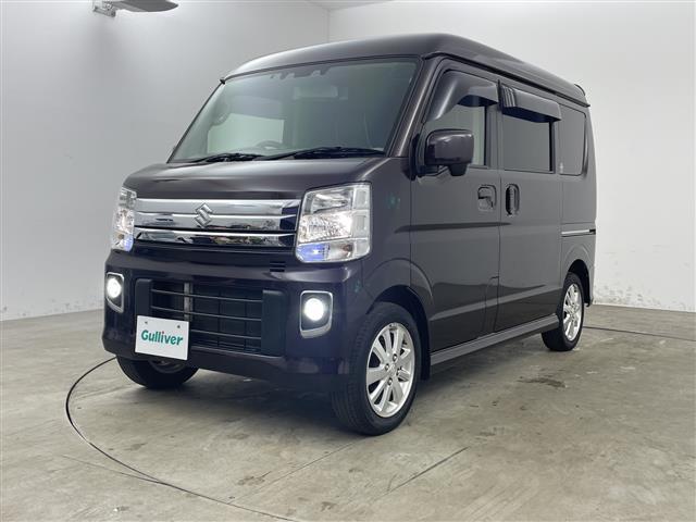 エブリイワゴン ＰＺターボ　社外ナビ　バックカメラ　パワースライドドア　衝突軽減ブレーキ　レーンアシスト　クリアランスソナー　プッシュスタート　ＨＩＤヘッドライト　シートカバー　フォグランプ　フルセグ　スマートキー　フロアマット（2枚目）