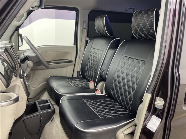 エブリイワゴン ＰＺターボ　社外ナビ　バックカメラ　パワースライドドア　衝突軽減ブレーキ　レーンアシスト　クリアランスソナー　プッシュスタート　ＨＩＤヘッドライト　シートカバー　フォグランプ　フルセグ　スマートキー　フロアマット（14枚目）