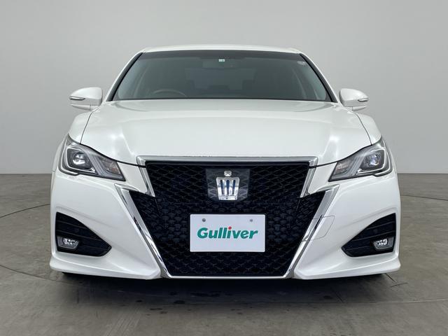 クラウンハイブリッド アスリートＳ　・後期モデル・純正ナビ＆ＴＶ＆ＣＤ＆ＭＳＶ＆ＢＴ・黒革シート・バックカメラ・シートベンチレーション・ビルトインＥＴＣ・レーダークルーズコントロール・社外２０インチアルミホイール・ＨＩＤ（4枚目）