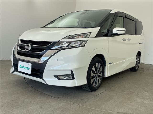 セレナ ハイウェイスター　プロパイロットエディション　社外８インチナビ　後席モニター　ＴＶ　バックカメラ　ＥＴＣ　ドライブレコーダー　両側パワースライドドア　プロパイロット　エマージェンシーブレーキ　レーンキープ　前後ソナー　ＬＥＤヘッドライト（2枚目）