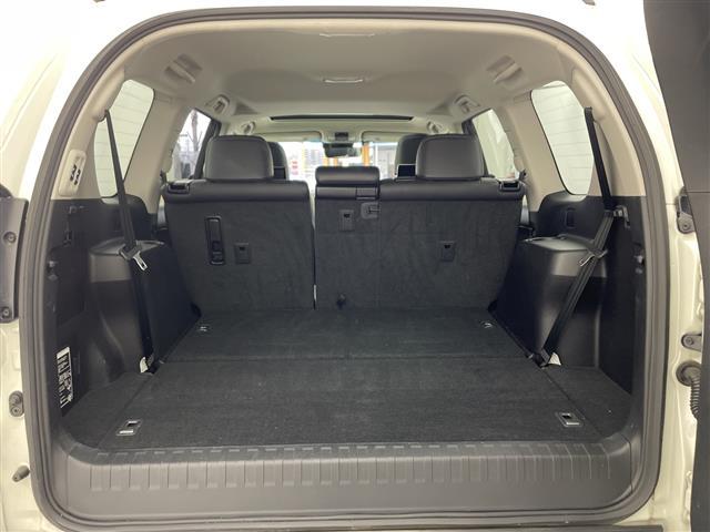 ランドクルーザープラド ＴＸ　Ｌパッケージ　ナビ　バックカメラ　サンルーフ　ルーフレール　衝突軽減　レーダクルーズ　クリアランスソナー　革シート　シートヒーター　シートベンチレーション　社外１７インチＡＷ　電動格納サードシート　ＬＥＤライト（20枚目）