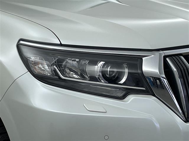 ランドクルーザープラド ＴＸ　Ｌパッケージ　ナビ　バックカメラ　サンルーフ　ルーフレール　衝突軽減　レーダクルーズ　クリアランスソナー　革シート　シートヒーター　シートベンチレーション　社外１７インチＡＷ　電動格納サードシート　ＬＥＤライト（36枚目）