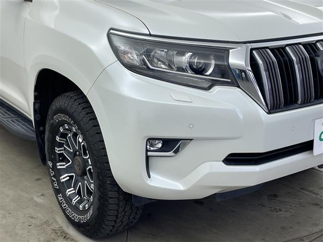 ランドクルーザープラド ＴＸ　Ｌパッケージ　ナビ　バックカメラ　サンルーフ　ルーフレール　衝突軽減　レーダクルーズ　クリアランスソナー　革シート　シートヒーター　シートベンチレーション　社外１７インチＡＷ　電動格納サードシート　ＬＥＤライト（38枚目）