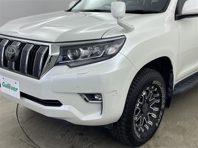 ランドクルーザープラド ＴＸ　Ｌパッケージ　ナビ　バックカメラ　サンルーフ　ルーフレール　衝突軽減　レーダクルーズ　クリアランスソナー　革シート　シートヒーター　シートベンチレーション　社外１７インチＡＷ　電動格納サードシート　ＬＥＤライト（39枚目）