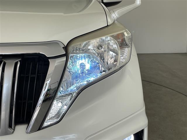 ランドクルーザープラド ＴＸ　純正ナビ　ＴＶ　ビルトインＥＴＣ　モデリスタエアロ　ルーフレール　ＨＩＤヘッドライト　４ＷＤ　オートライト　純正アルミホイール　カーテンエアバック　スマートキー　プッシュスタート　革調シートカバー（37枚目）