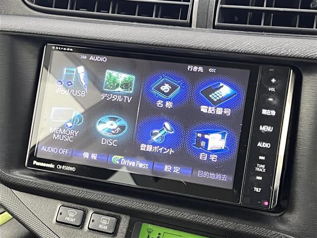 アクア Ｓ　社外ＳＤナビ　フルセグＴＶ／ＣＤ／ＤＶＤ／ＡＭ／ＦＭ　ＥＶモード　エコモード　横滑り防止装置　ＥＴＣ　社外ドライブレコーダー　オートライト　ＬＥＤライト　ドアバイザー　ワイパーデアイサー（5枚目）