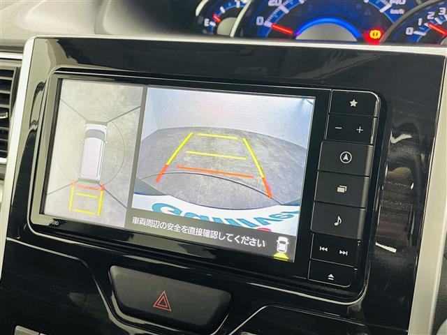 タント Ｘ　ＶＳ　ＳＡＩＩＩ　スマートアシスト　純正７インチナビ　フルセグＴＶ／ＵＳＢ／ＢＴ／ＣＤ／ＤＶＤ／ＡＭ／ＦＭ　両側パワスラ　シートヒーター　ＬＥＤオートライト　全方位カメラ　ＥＴＣ　ドラレコ　純正ＡＷ　純正フロアマット（3枚目）