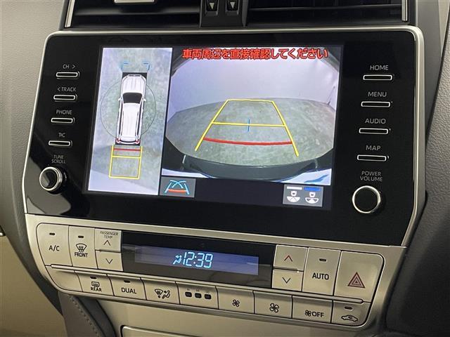 ランドクルーザープラド ＴＸ　Ｌパッケージ　寒冷地仕様　トヨタセーフティセンス　全方位カメラ　純正７インチナビ　フルセグＴＶ／ＵＳＢ／ＢＴ／ＦＭ／ＡＭ　　ＬＥＤオートライト　フォグランプ　ＡＣＣ　ＥＴＣ２．０　革シート　シートヒーター　ドラレコ（3枚目）