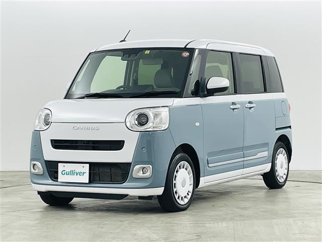 ムーヴキャンバス ストライプスＧ　スマートアシスト　両側パワースライドドア　シートヒータ　ステアリングスイッチ　オートＬＥＤライト　フォグランプ　電子パーキング　ブレーキホールド　純正フロアマット　プッシュスタート　スペアキー（16枚目）