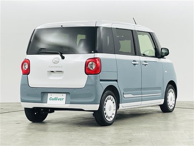 ムーヴキャンバス ストライプスＧ　スマートアシスト　両側パワースライドドア　シートヒータ　ステアリングスイッチ　オートＬＥＤライト　フォグランプ　電子パーキング　ブレーキホールド　純正フロアマット　プッシュスタート　スペアキー（18枚目）