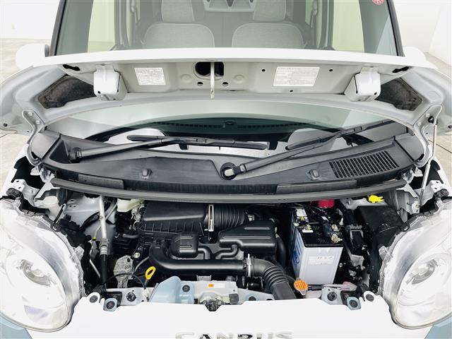 ムーヴキャンバス ストライプスＧ　スマートアシスト　両側パワースライドドア　シートヒータ　ステアリングスイッチ　オートＬＥＤライト　フォグランプ　電子パーキング　ブレーキホールド　純正フロアマット　プッシュスタート　スペアキー（41枚目）