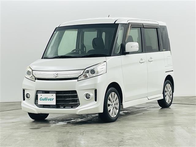 スペーシアカスタム GS 社外SDナビ ワンセグTV/Bluetooth/SD/AUX 両側スライドドア ステアリングリモコン ドアバイザー 電動格納ミラー オートエアコン バックカメラ プッシュスタート スマートキー(13枚目)