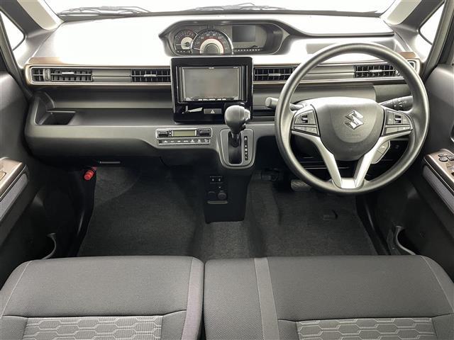 ワゴンＲカスタムＺ ハイブリッドＺＸ　スズキセーフティサポート／デュアルカメラカメラブレーキサポート／アダプティブクルーズコントロール／社外ナビ／シートヒーター／プッシュスタート／ステアリングスイッチ／純正ＡＷ／ＬＥＤヘッドライト（2枚目）