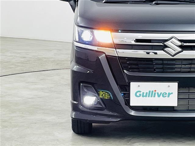 ワゴンＲカスタムＺ ハイブリッドＺＸ　スズキセーフティサポート／デュアルカメラカメラブレーキサポート／アダプティブクルーズコントロール／社外ナビ／シートヒーター／プッシュスタート／ステアリングスイッチ／純正ＡＷ／ＬＥＤヘッドライト（12枚目）