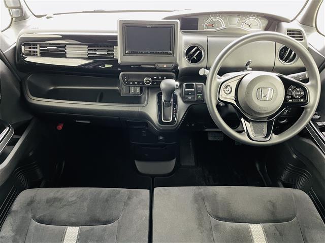 N-BOXカスタム L レーンキープアシスト 社外7インチナビ フルセグTV/BT/CD/DVD/SD/USB/iPod/FM/AM バックカメラ 片側パワースライドドア LEDヘッドライト フォグ ACC 前後ドラレコ(2枚目)