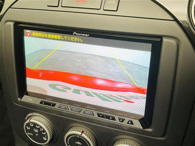 ロードスター Ｓ　ＲＨＴ　オープンカー　社外７インチナビ　型番；Ｃ９Ｐ９　フルセグＴＶ／ＣＤ／ＤＶＤ／ＢＴ／ｉＰｏｄ／ＡＵＸ／ＵＳＢ／ＣＤ／ＦＭ／ＡＭ　ＬＥＤヘッドライト　純正ＡＷ　パドルシフト　デジタルインナーミラー（3枚目）