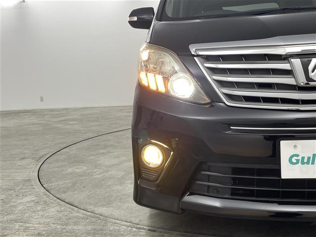 アルファード 240S 社外ナビ 社外フリップダウンモニター サンルーフ バックカメラ ドライブレコーダー 両側パワースライドドア ETC オートライト フォグランプ Pスタート スマートキー フロアマット ドアバイザー(18枚目)