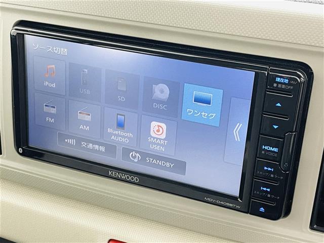 ミラトコット L SAIII スマートアシストIII/衝突軽減ブレーキ/誤発進抑制機能/コーナーセンサー(前後)4WD/社外ナビ/バックカメラ/LEDヘッドライト/ETC/アイドリングストップ/リモコンキー/ステアリングスイッチ(4枚目)