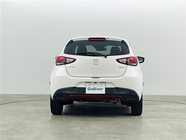 デミオ ＸＤブラックレザーリミテッド　ＧＶＣ　衝突軽減　純正エアロ　純正７インチディスプレイオーディオ　フルセグ／ＢＴ／ＵＳＢ／ＡＵＸ／ＳＤ／ＣＤ／ＤＶＤ／ＦＭ／ＡＭ　バックカメラ　クルコン　ＬＥＤオートライト　ハーフレザー　パドルシフト（38枚目）