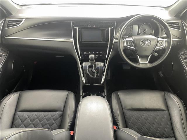 ハリアー エレガンス トヨタセーフティセンス 純正7インチナビ フルセグTV/DVD/CD/BT/SD/AM/FM ハーフレザー パワーシート 革ステアリング ACC 電子パーキング ブレーキホールド 純正AW(2枚目)