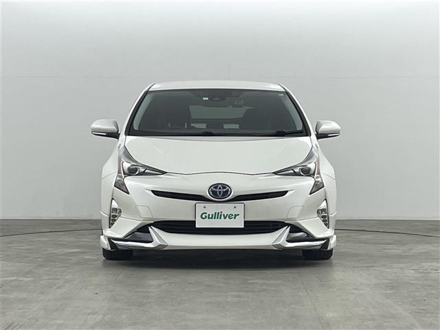 プリウス Ｓ　衝突軽減ブレーキ　車線逸脱警報装置　レーダークルーズコントロール　オートハイビーム　純正ナビ　Ｂｌｕｅｔｏｏｔｈ　ＴＶ　バックカメラ　ＥＴＣ　前後ドライブレコーダー　プッシュスタート　スペアキー（37枚目）