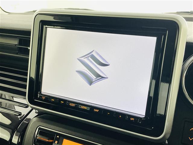 スペーシアカスタム ハイブリッドＸＳターボ　スズキセーフティサポート　デュアルカメラブレーキサポート　車線逸脱警報装置機能　コーナーセンサー　誤発進抑制機能　アダプティブクルーズコントロール　純正ナビ　ＢＴ　ＴＶ　バックカメラ　３６０°カメラ（3枚目）