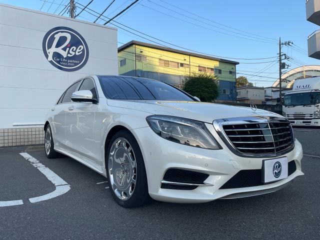 Ｓクラス Ｓ５５０ロング　ＡＭＧライン　パノラミックススライディングルーフ　Ｂｕｒｍｅｓｔｅｒサウンドブライドスポットアシスト　マイバッハ純正アルミ　パワートランク　純正ナビＴＶ．ＤＶＤ．ＢＴ３６０°カメラ（15枚目）