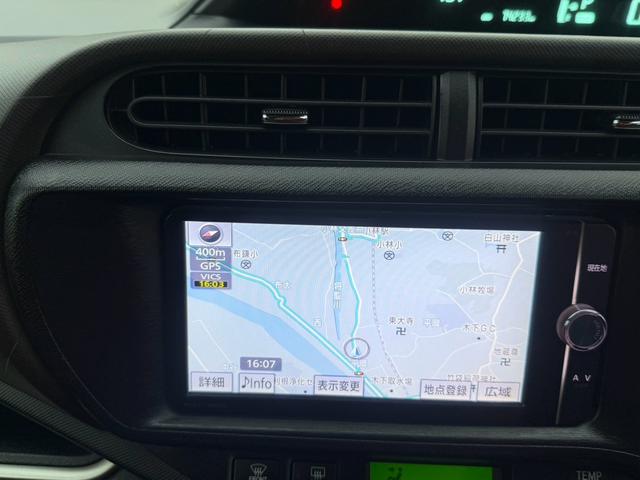 アクア Ｇ　アクア　Ｇモデ？スタエアロ＋ＡＷ　格納ミラー　スマートキー純正ナビ＋テレビ　バックカメラ　プッシュスタート　オートエアコン　デュアルエアバック　ＥＴＣ（28枚目）