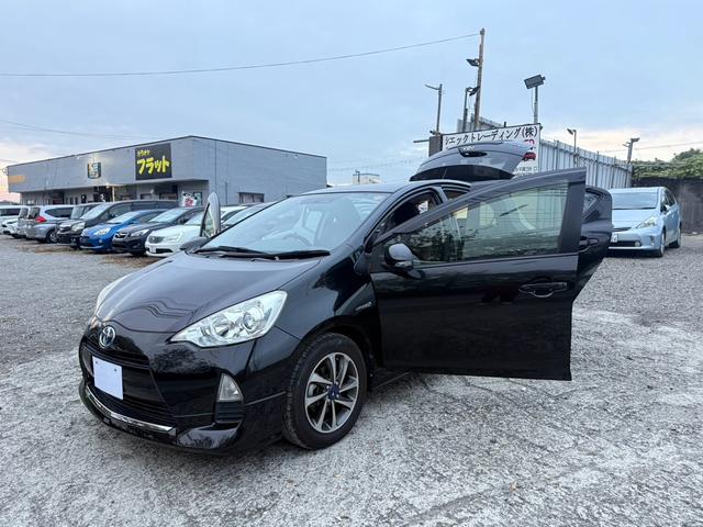 アクア Ｇ　アクア　Ｇモデ？スタエアロ＋ＡＷ　格納ミラー　スマートキー純正ナビ＋テレビ　バックカメラ　プッシュスタート　オートエアコン　デュアルエアバック　ＥＴＣ（69枚目）