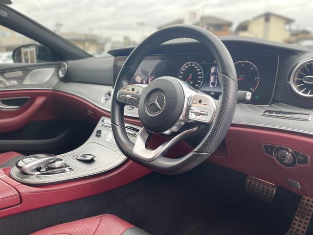 ＣＬＳクラス ＣＬＳ２２０ｄ　スポーツ　エクスクルーシブパッケージ　サンルーフ　Ｂｕｒｍｅｓｔｅｒサウンド　赤黒コンビレザー　ヘッドアップディスプレイ　シートヒーター　シートベンチレーター　ナビ　フルセグＴＶ　全方位カメラ　パフュームアトマイザー　エアサスペンション（5枚目）