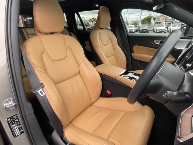 Ｖ６０ リチャージ　ＰＨＶ　Ｔ６　ＡＷＤ　インスクリプション　ワンオーナー　Ｂｏｗｅｒｓ＆Ｗｉｌｋｉｎｓサウンド　サンルーフ　茶革レザーシート　パワーシート　シートヒーター　シートベンチレーター　マッサージシート　ステアリングヒーター　全方位カメラ　ＨＵＤ（6枚目）