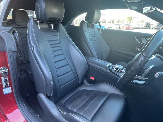 Eクラス E200 カブリオレ スポーツ Burmester ヘッドアップディスプレイ アンビエントライト ACC ナビ フルセグTV 全方位カメラ パワーシート シートヒーター 黒革シート LEDヘッドライト レーンキープ ブラインドS(5枚目)