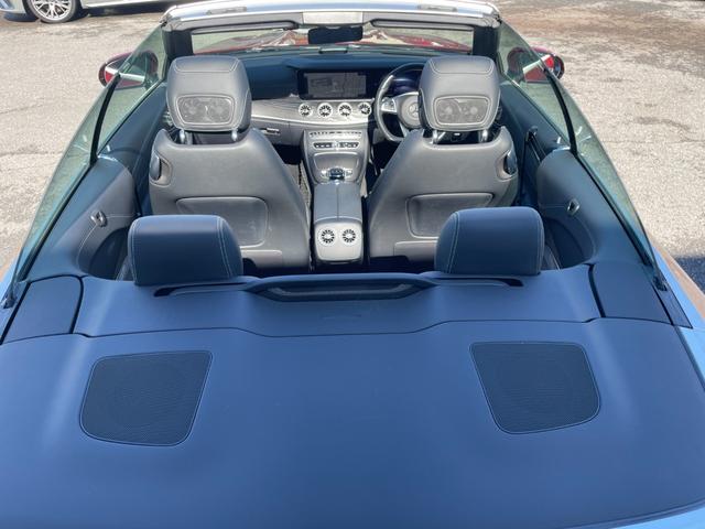 Eクラス E200 カブリオレ スポーツ Burmester ヘッドアップディスプレイ アンビエントライト ACC ナビ フルセグTV 全方位カメラ パワーシート シートヒーター 黒革シート LEDヘッドライト レーンキープ ブラインドS(28枚目)