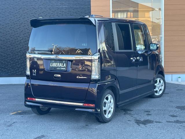 Ｎ－ＢＯＸカスタム Ｇ・ターボＬパッケージ　両側パワースライドドア　サマータイヤＡＷ付積込み　ナビ　フルセグＴＶ　バックカメラ　ＥＴＣ　ＣＴＢＡ　キセノンヘッドライト（28枚目）