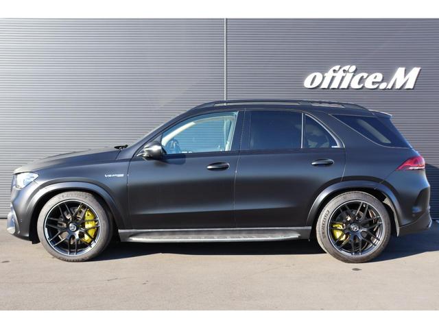 ＧＬＥ６３　Ｓ　４マチック＋　カスタム車両　マッドブラックフルプロテクションフィルム・キャリパー塗装・ローダウン・モールブラック塗装・限定レザー　ベージュ・パノラマスライドサンルーフ・ＡＭＧダブルスポークホイール２２インチ(13枚目)