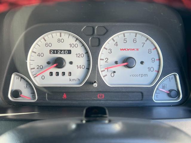アルトワークス スズキスポーツリミテッド MT ターボ ダウンサス 社外アルミ/マフラー/エアクリ/ステアリング ETC(10枚目)