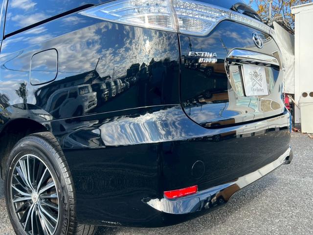 エスティマハイブリッド X 4WD ETC 両側スライド・片側電動 フリップダウンモニター フルセグ Bluetooth バックカメラ スマートキー(27枚目)