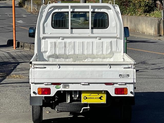キャリイトラック ＫＣエアコン・パワステ　保証付・ＴＶナビ付・記録簿あり・車検整備付・新規キッチンカーＢＯＸ（7枚目）