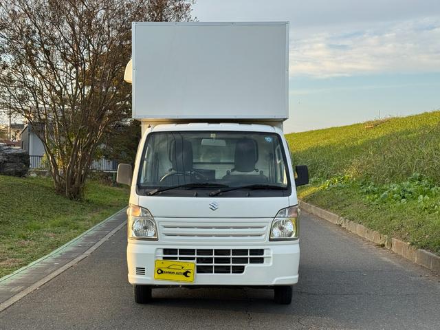 キャリイトラック ＫＣエアコン・パワステ　保証付・ＴＶナビ付・記録簿あり・車検整備付・新規キッチンカーＢＯＸ（11枚目）