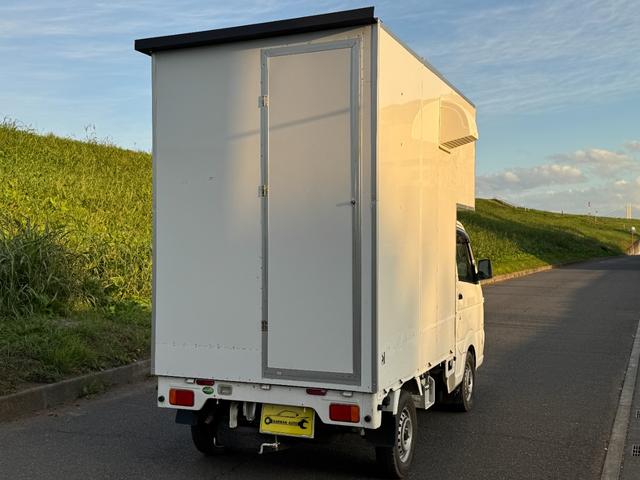 キャリイトラック ＫＣエアコン・パワステ　保証付・ＴＶナビ付・記録簿あり・車検整備付・新規キッチンカーＢＯＸ（12枚目）