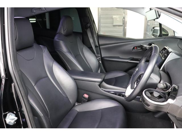 プリウス Ｓツーリングセレクション　モデリスタエアロ（Ｆ・Ｓ・Ｒ）・黒革シート・フロントシートヒーター・アルパイン９インチナビ・Ｂカメラ・ＨＤＭＩ・前後ミラー型ドラレコ・レーダークルーズコントロール・ドライブサポートイルミ・フットイルミ（5枚目）