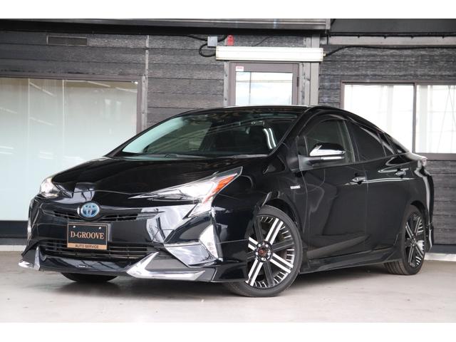 プリウス Ｓツーリングセレクション　モデリスタエアロ（Ｆ・Ｓ・Ｒ）・黒革シート・フロントシートヒーター・アルパイン９インチナビ・Ｂカメラ・ＨＤＭＩ・前後ミラー型ドラレコ・レーダークルーズコントロール・ドライブサポートイルミ・フットイルミ（7枚目）