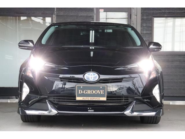 プリウス Ｓツーリングセレクション　モデリスタエアロ（Ｆ・Ｓ・Ｒ）・黒革シート・フロントシートヒーター・アルパイン９インチナビ・Ｂカメラ・ＨＤＭＩ・前後ミラー型ドラレコ・レーダークルーズコントロール・ドライブサポートイルミ・フットイルミ（10枚目）