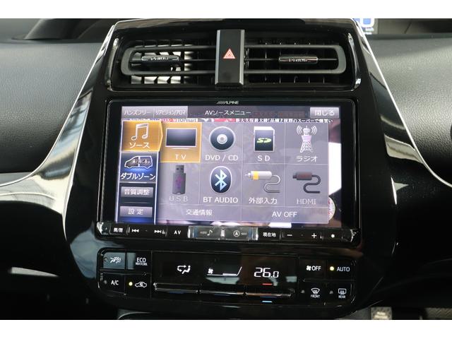 プリウス Ｓツーリングセレクション　モデリスタエアロ（Ｆ・Ｓ・Ｒ）・黒革シート・フロントシートヒーター・アルパイン９インチナビ・Ｂカメラ・ＨＤＭＩ・前後ミラー型ドラレコ・レーダークルーズコントロール・ドライブサポートイルミ・フットイルミ（36枚目）