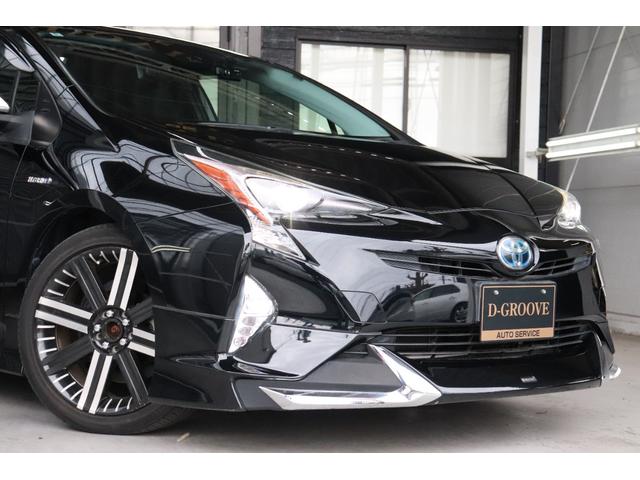 プリウス Ｓツーリングセレクション　モデリスタエアロ（Ｆ・Ｓ・Ｒ）・黒革シート・フロントシートヒーター・アルパイン９インチナビ・Ｂカメラ・ＨＤＭＩ・前後ミラー型ドラレコ・レーダークルーズコントロール・ドライブサポートイルミ・フットイルミ（53枚目）