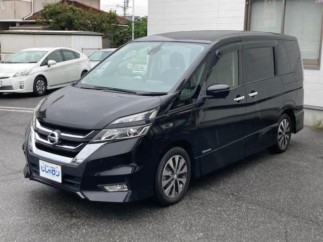 セレナ ハイウェイスター 純正SDナビ(CD/DVD/AM/FM/BT)衝突軽減システム、両側パワースライドドア、フリップダウンモニター、全方位カメラ、フルセグTV、前方向ドライブレコーダー、エンジンスタートボタン、ETC(34枚目)