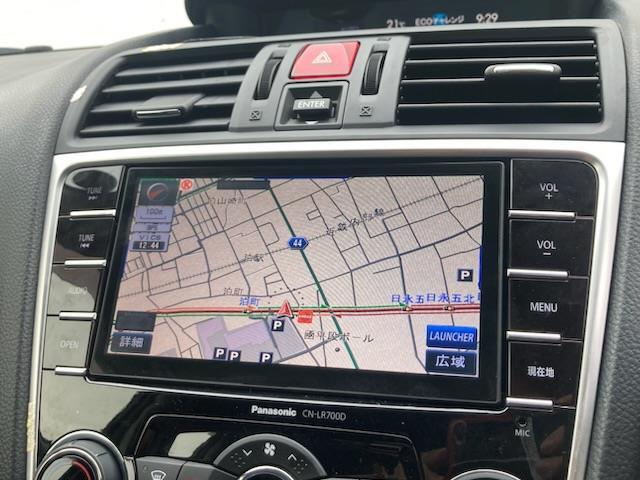 レヴォーグ 2.0GT-Sアイサイト 純正SDナビ(CD/DVD/BT/AM/FM)、バックカメラ、レールキープアシスト、衝突軽減システム、ターボ、4WD、パドルシフト、シートヒーター、パワーシート、合皮シート、エンジンスタートボタン(2枚目)