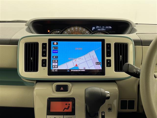 ムーヴキャンバス Ｇホワイトアクセントリミテッド　ＳＡＩＩＩ　純正ＳＤナビ【ＮＳＺＮ－Ｘ７０Ｄ】フルセグテレビＢｌｕｅｔｏｏｔｈスマートアシスト両側パワースライドドアＬＥＤヘッドライト純正ドアバイザー純正フロアマットオートライト（8枚目）