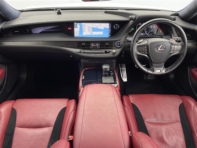 ＬＳ ＬＳ５００ｈ　Ｆスポーツ　純正ナビ（ＣＤ／ＤＶＤ／ＢＴ／フルセグ）／パノラミックビューモニター／プリクラッシュセーフティ／レーンキープアシスト／レーダークルーズコントロール／パワーシート／シートヒーター（2枚目）