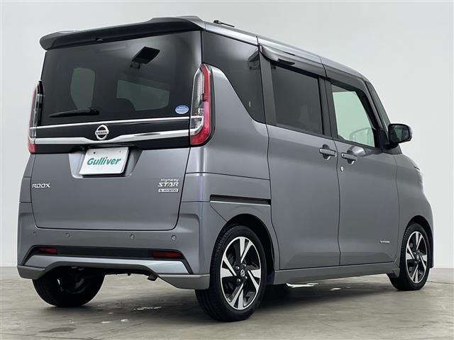 ルークス ハイウェイスター　Ｇターボプロパイロットエディション　純正９型ナビ　プロパイロット　アラウンドビューモニター　エマージェンシーブレーキ　両側パワースライドドア　電動パーキングブレーキ　オートホールド　コーナーセンサー　純正フロアマット　オートライト（35枚目）